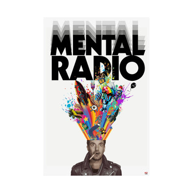 'MENTAL RADIO' XXL Wall Print (210gsm)