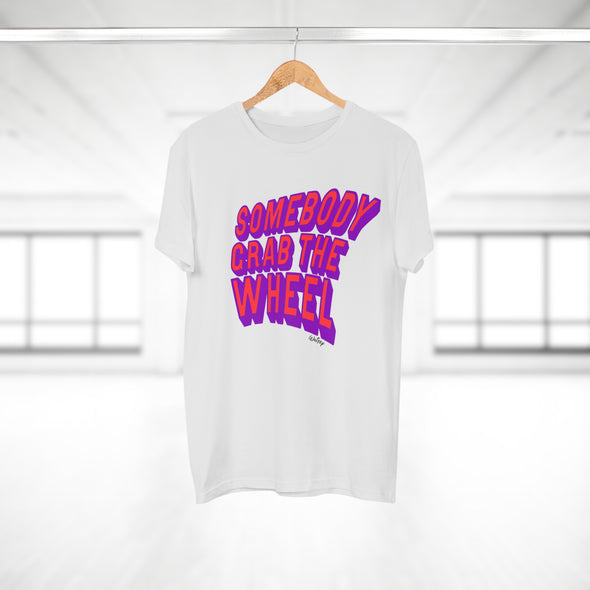 'GRAB THE WHEEL' ULTRA BRIGHT TEE