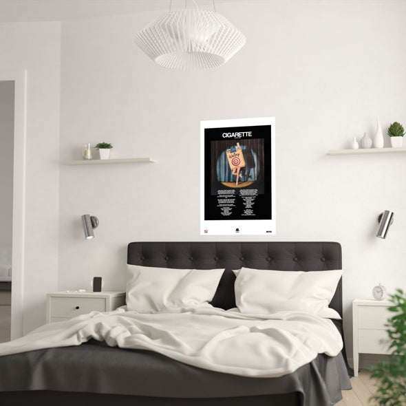 CIGARETTE - LYRICS WALL POSTER