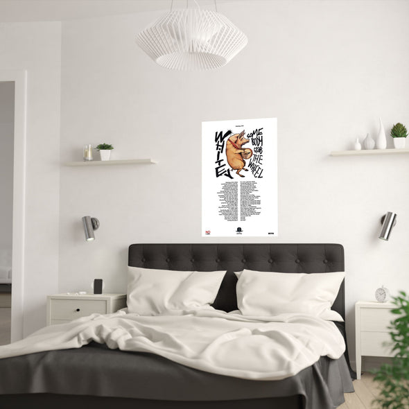 SOMEBODY GRAB THE WHEEL - LYRICS WALL POSTER