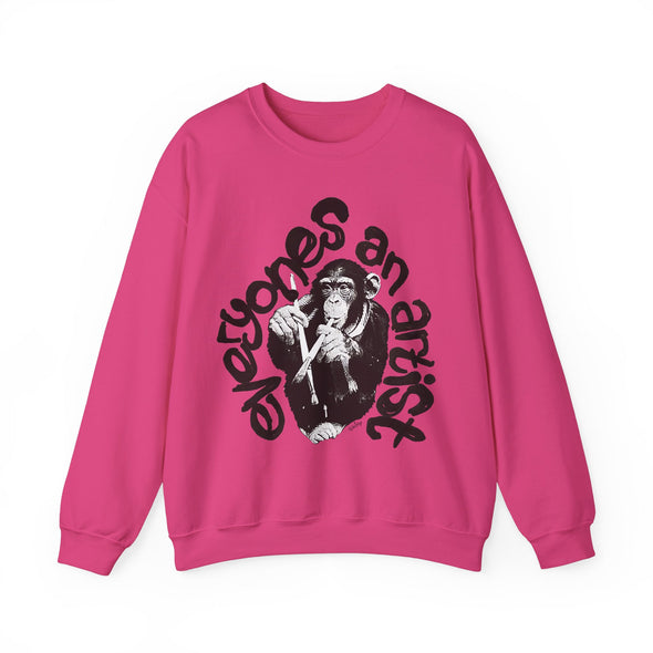 'EVERYONES AN ARTIST' Sweatshirt (Black & White version)