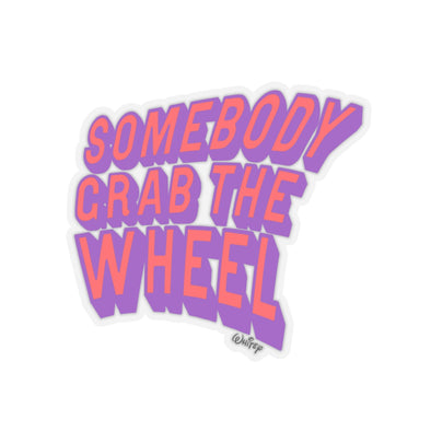 'GRAB THE WHEEL' STICKER