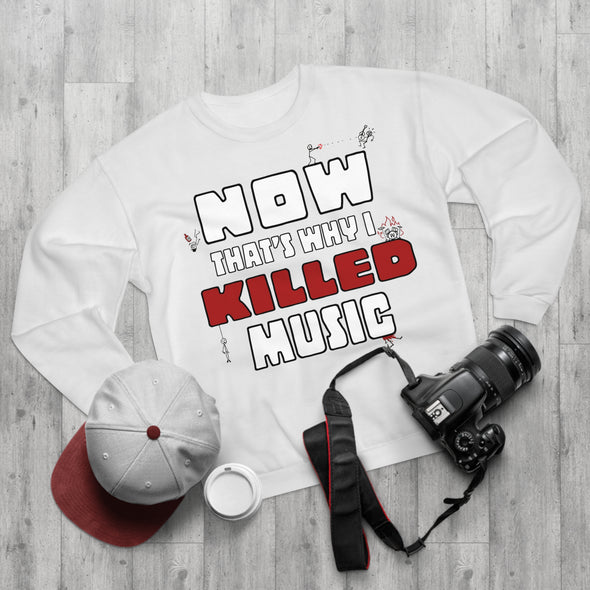 NOW THATS ETC- XXL PRINT CREWNECK SWEAT