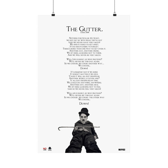 THE GUTTER - LYRICS WALL POSTER