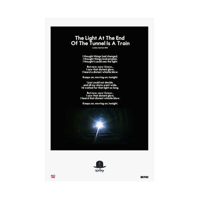 THE LIGHT AT THE END... - LYRICS WALL POSTER