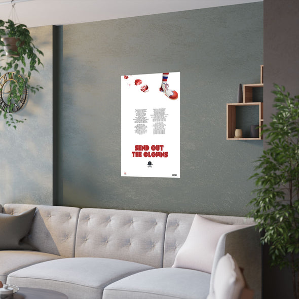 SEND OUT THE CLOWNS - LYRICS WALL POSTER