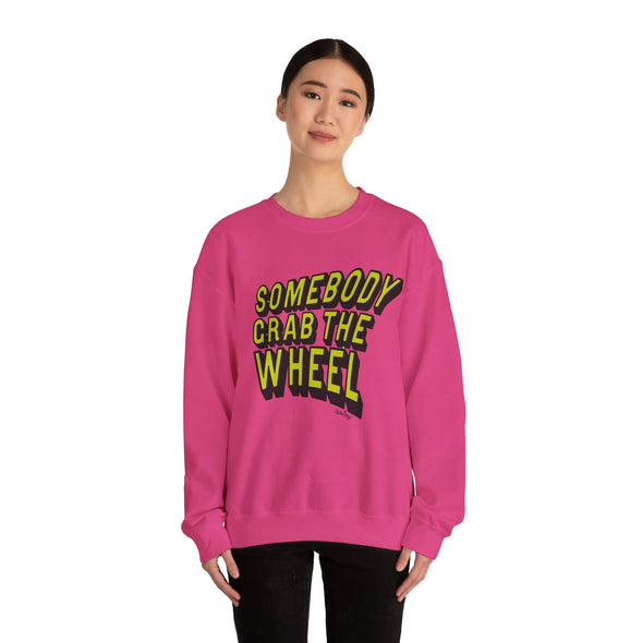 'GRAB THE WHEEL'  Heavy Sweatshirt