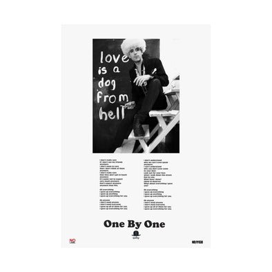 ONE BY ONE - LYRICS WALL POSTER