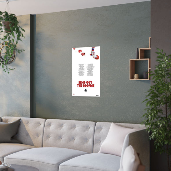 SEND OUT THE CLOWNS - LYRICS WALL POSTER