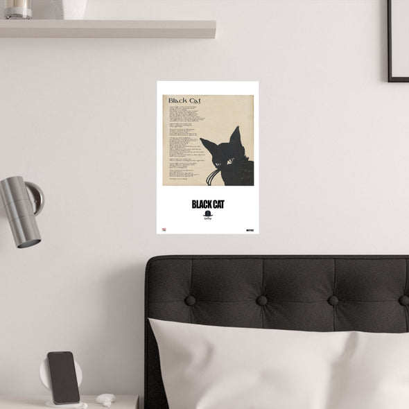 BLACK CAT - LYRICS WALL POSTER