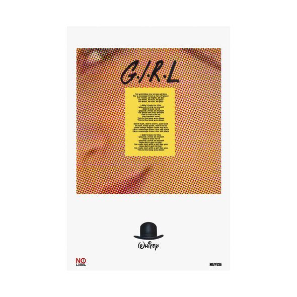 GIRL - LYRICS WALL POSTER