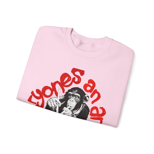 'EVERYONES AN ARTIST' Sweatshirt (Red, Black & White version)