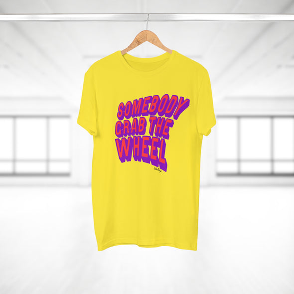 'GRAB THE WHEEL' ULTRA BRIGHT TEE