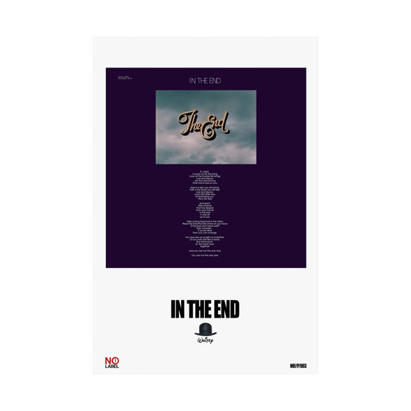 IN THE END - LYRICS WALL POSTER