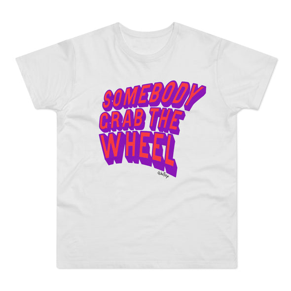 'GRAB THE WHEEL' ULTRA BRIGHT TEE