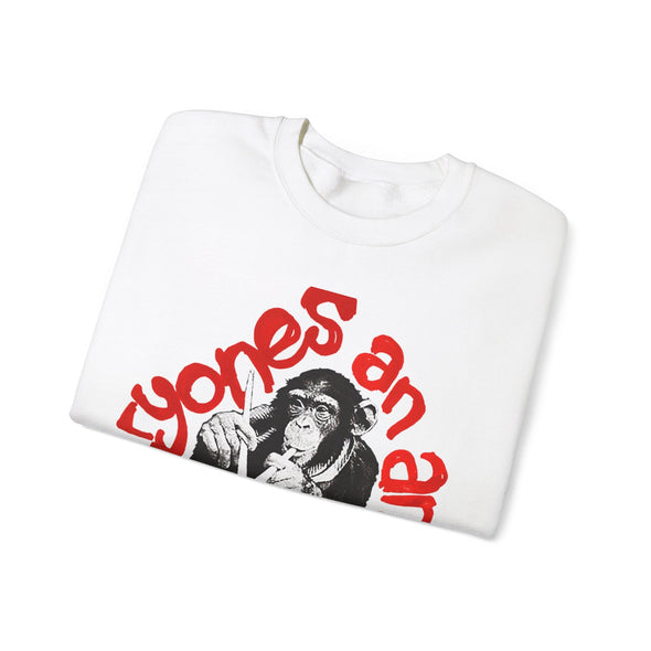 'EVERYONES AN ARTIST' Sweatshirt (Red, Black & White version)