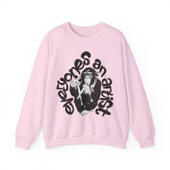 'EVERYONES AN ARTIST' Sweatshirt (Black & White version)