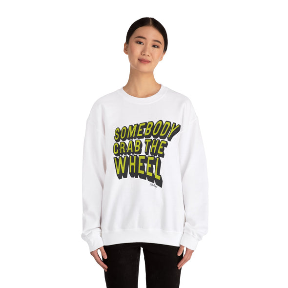 'GRAB THE WHEEL'  Heavy Sweatshirt