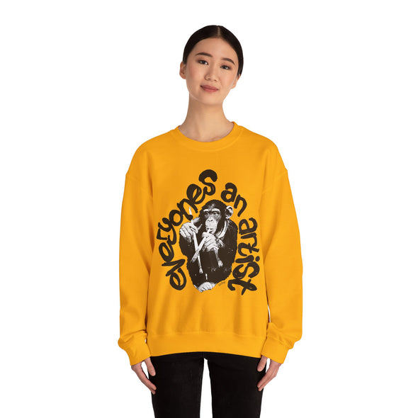 'EVERYONES AN ARTIST' Sweatshirt (Black & White version)