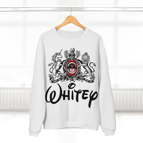 WHITEY FAMILY CREST- XXL PRINT CREWNECK