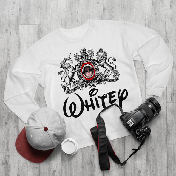 WHITEY FAMILY CREST- XXL PRINT CREWNECK