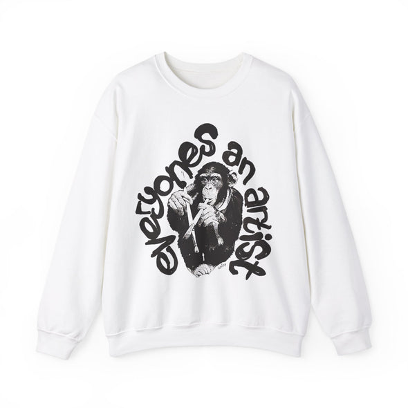 'EVERYONES AN ARTIST' Sweatshirt (Black & White version)