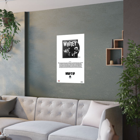 WRAP IT UP - LYRICS WALL POSTER