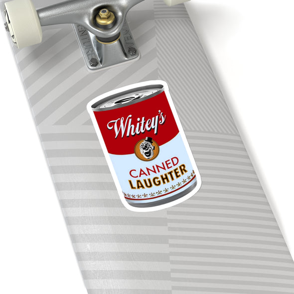 GIANT 'CANNED LAUGHTER' STICKER