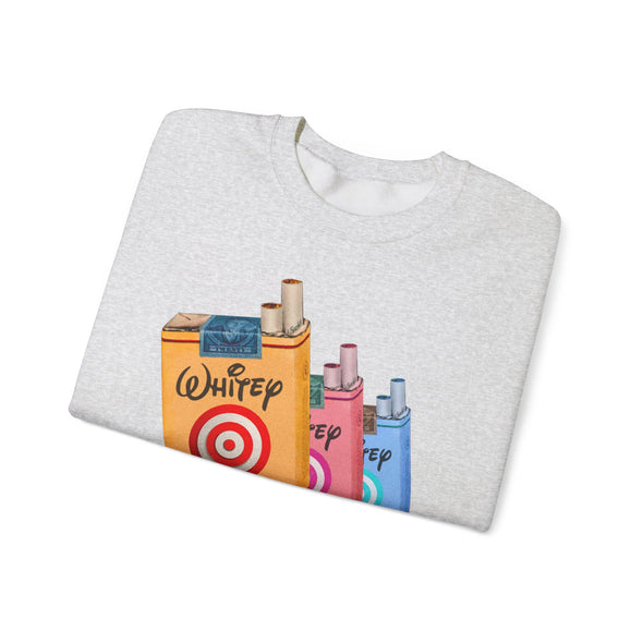 WHITEY/CIGARETTE Heavy Crewneck Sweatshirt
