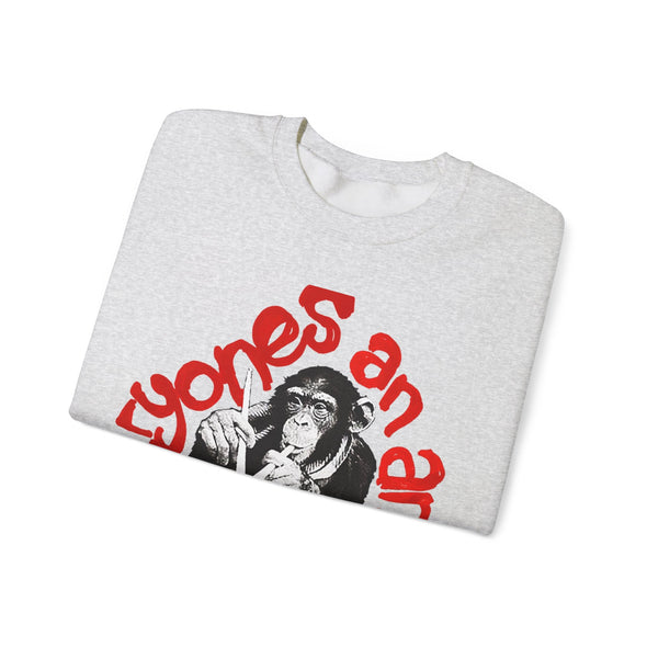 'EVERYONES AN ARTIST' Sweatshirt (Red, Black & White version)