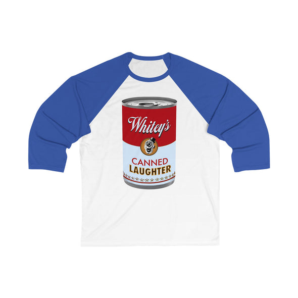 'CANNED LAUGHTER- BIG CAN' BASEBALL SHIRT