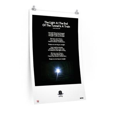 THE LIGHT AT THE END... - LYRICS WALL POSTER