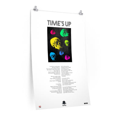 TIMES UP - LYRICS WALL POSTER