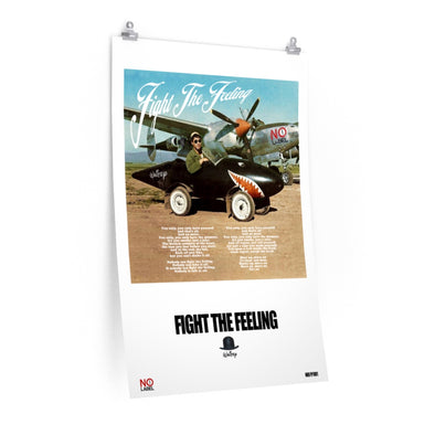 FIGHT THE FEELING- LYRICS WALL POSTER