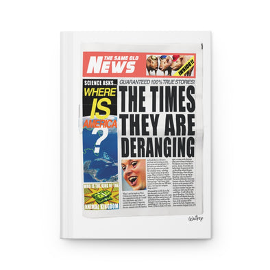 'THE TIMES THEY ARE ETC' HARDBACK JOURNAL- REGULAR/SLIM EDITION