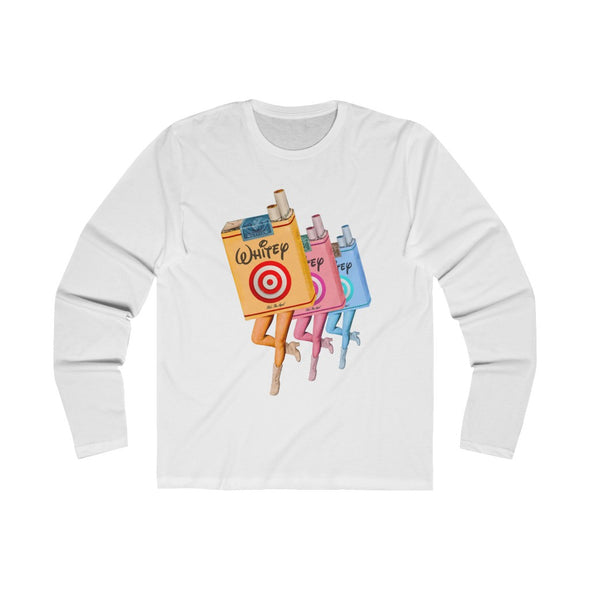 WHITEY/CIGARETTE Unisex Long Sleeve Tee