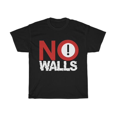 NO WALLS! BLACK TEE