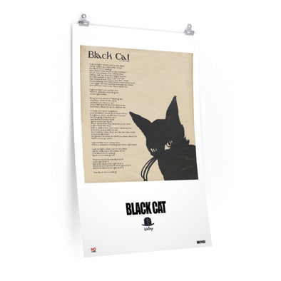 BLACK CAT - LYRICS WALL POSTER