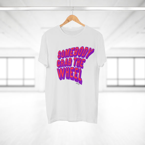 'GRAB THE WHEEL' ULTRA BRIGHT TEE