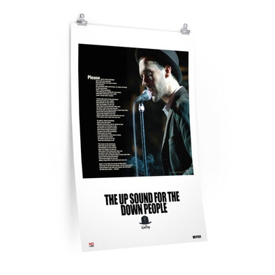 THE UP SOUND... - LYRICS WALL POSTER